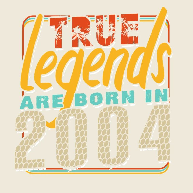 True legends are born in 2004 Vintage Birthday