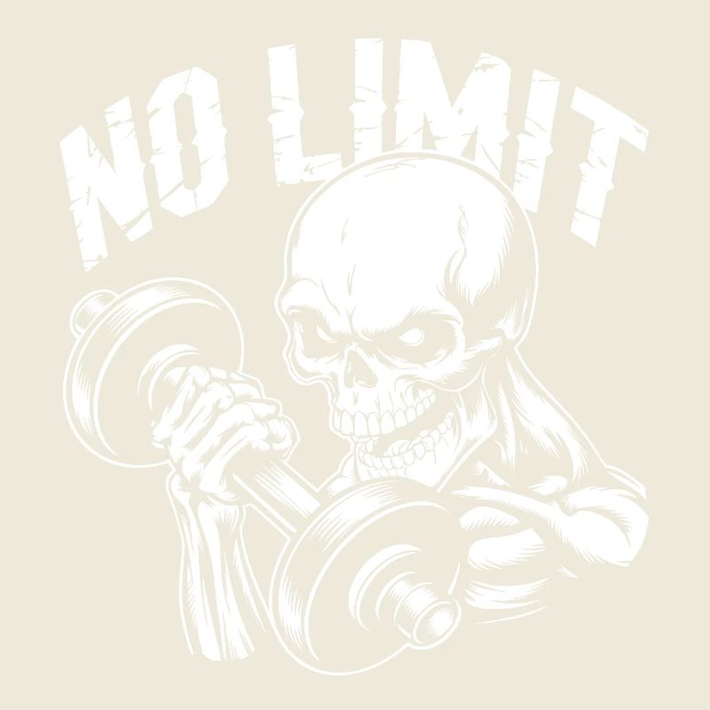 Bodybuilding Skull Workout and No Limit