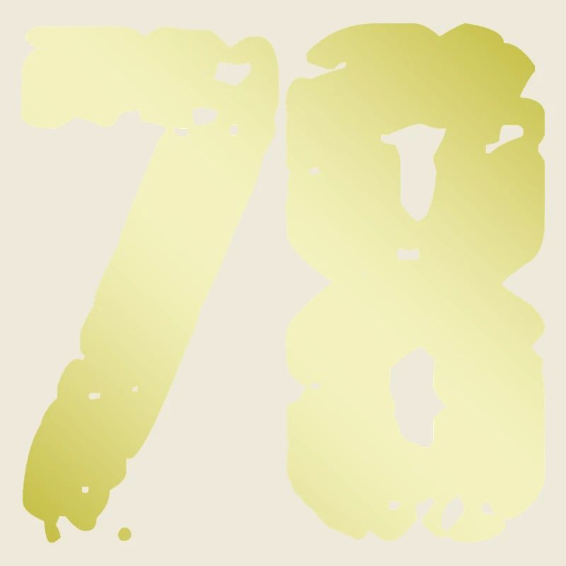 78 Number Vintage