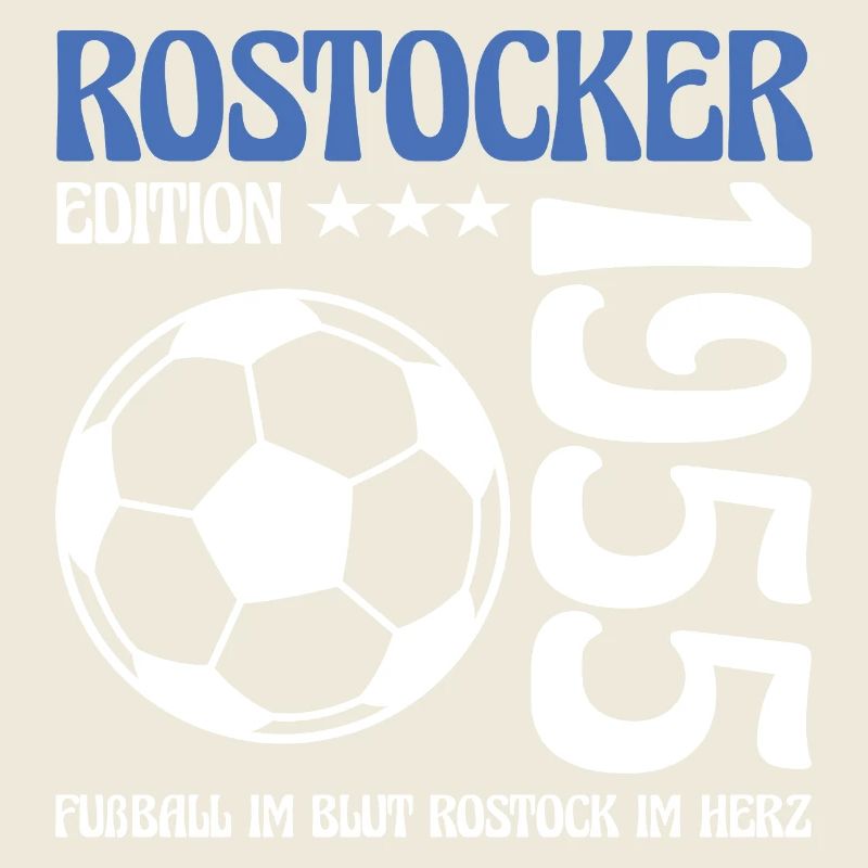 Rostock Birthday 1955 Football Gift