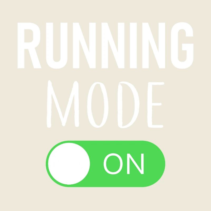 Mode course à pied activé - Jogging - Coureurs - Sports