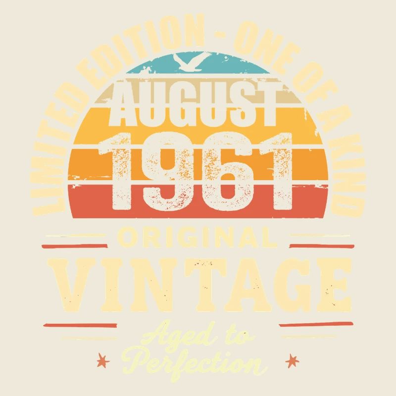 August 1961 Birthday August 1961