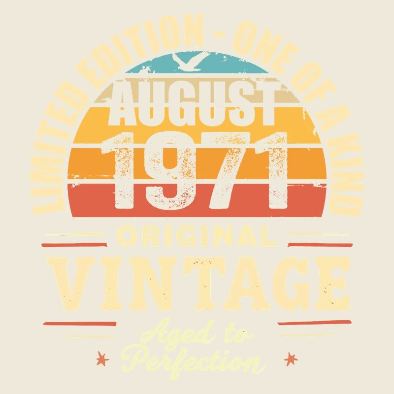 Août 1971 Anniversaire Août 1971 - August 1971