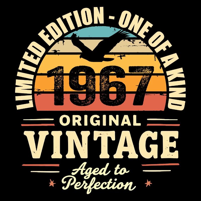 1967 Birthday Gift Vintage 1967 Retro 1967
