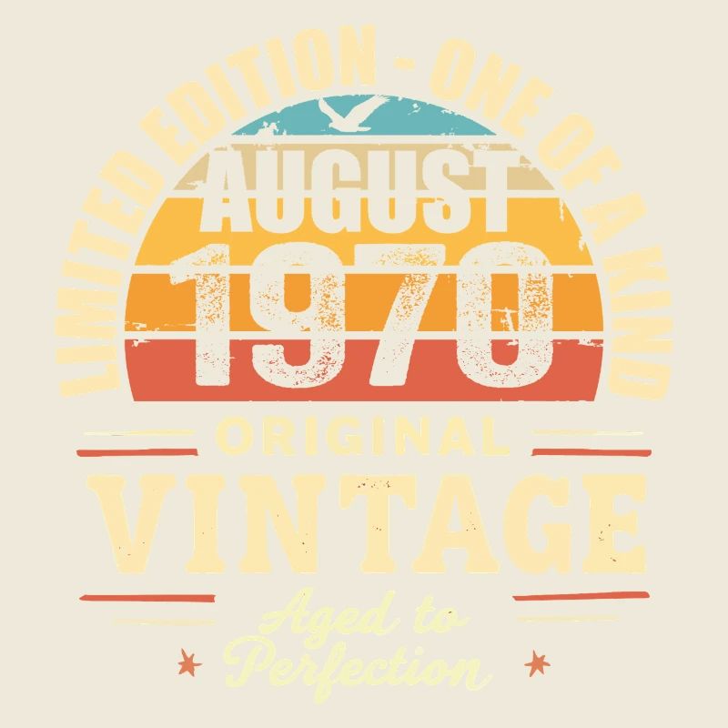 Août 1970 Anniversaire Août 1970 - August 1970