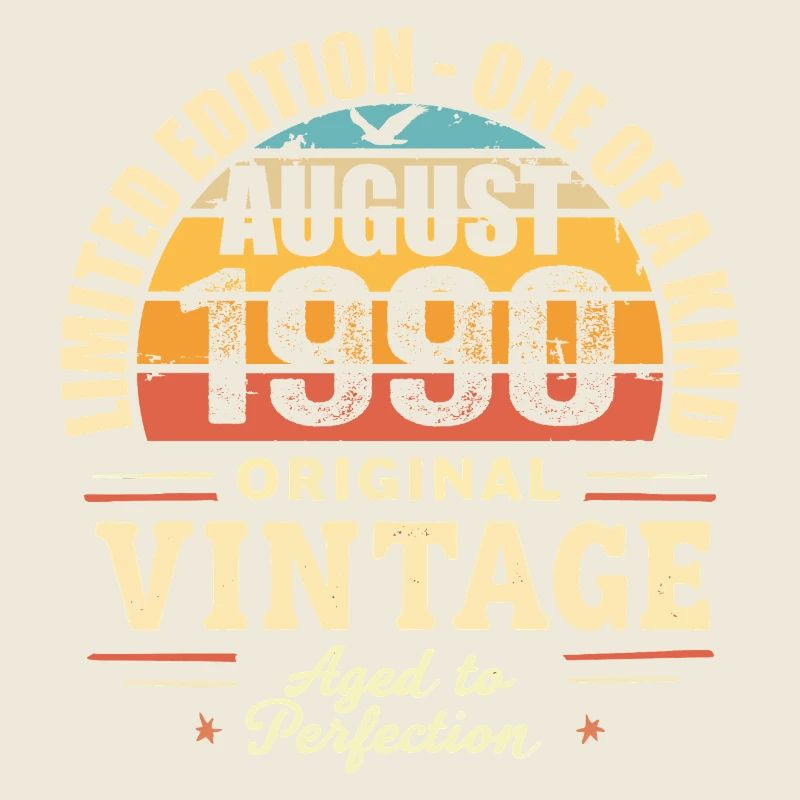 Août 1990 Anniversaire Août 1990 - August 1990