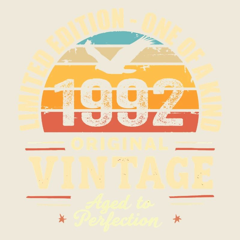 Cadeau Anniversaire 1992 Millésime 1992 Rétro 1992