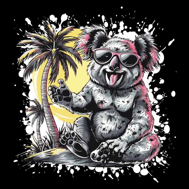 Koala Island Palm Tree