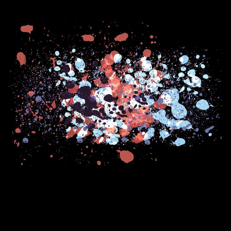 graffiti d'éclaboussure de couleur