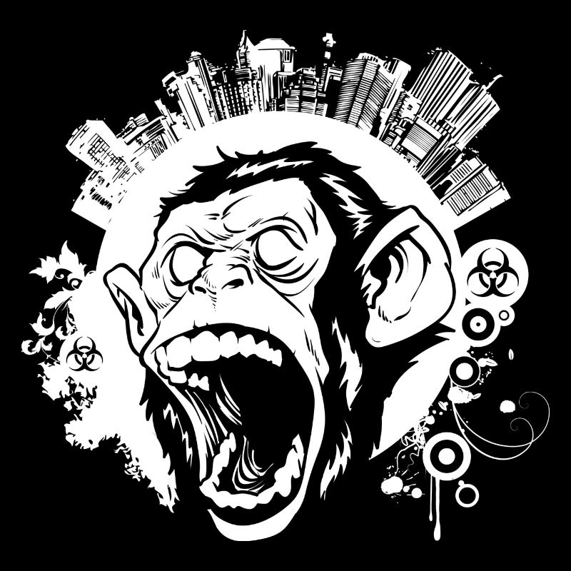 Urban Monkey weiß