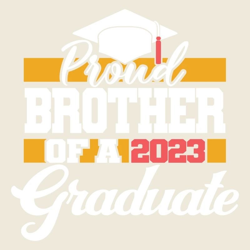 Stolzer Bruder eines Abschlussgeschenks 2023