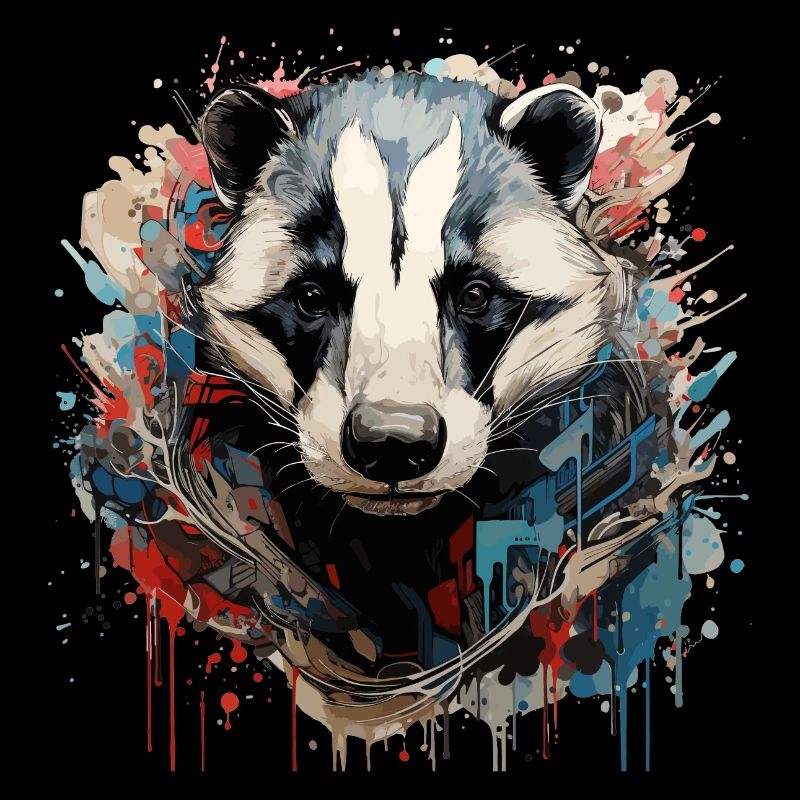 Graffiti Hunter: vibrations of the American badger