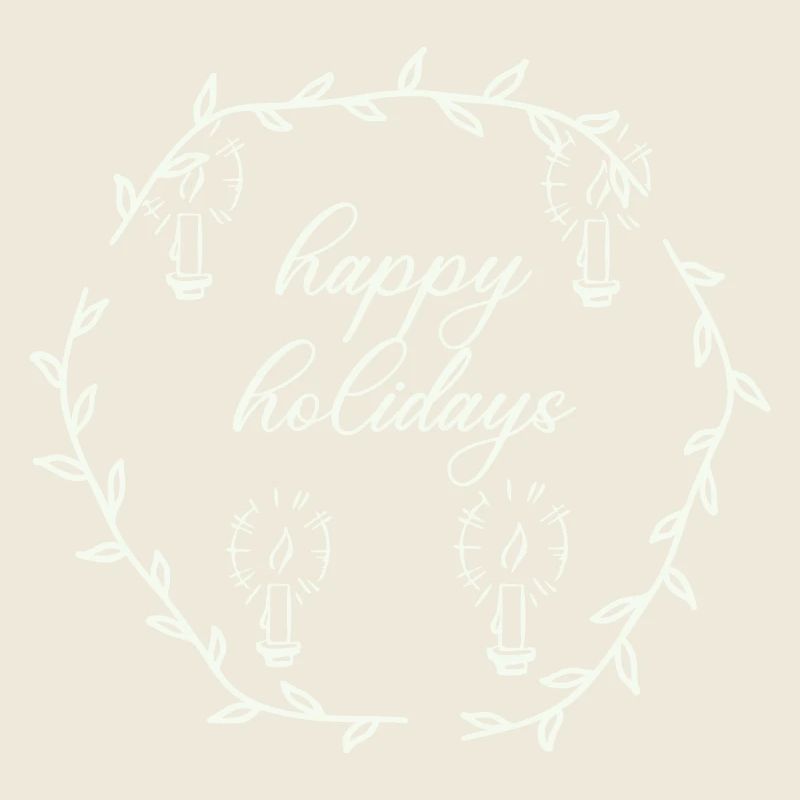 Avent Advetskranz Joyeuses Fêtes