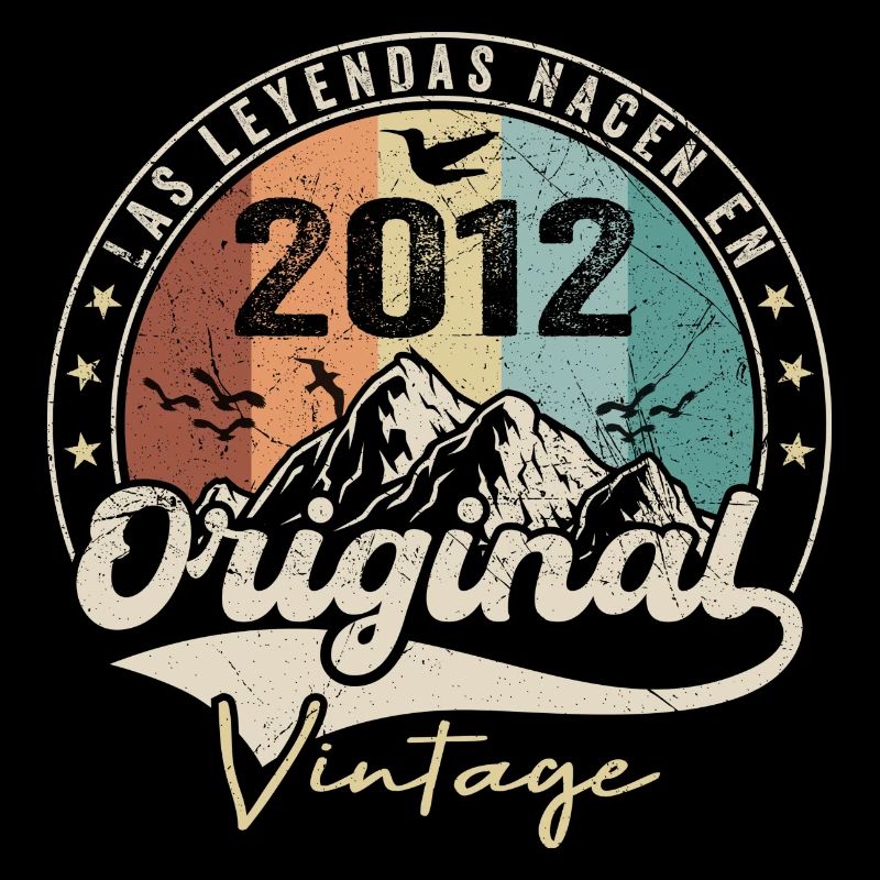 Rétro 2012 Cadeau Anniversaire 2012 Vintage 2012