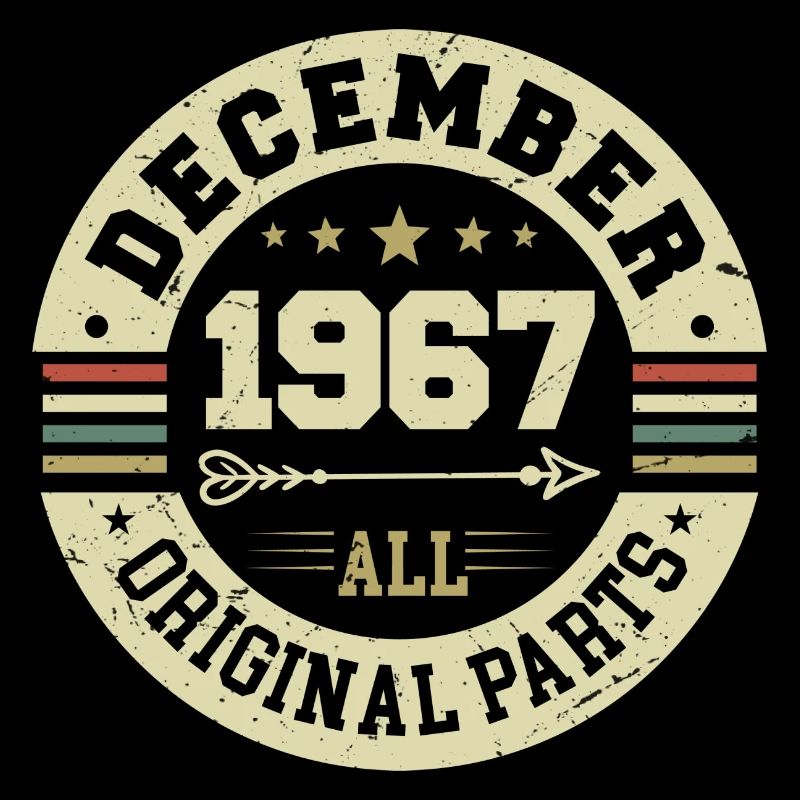 Legends Birthday December 1967 Born Gift