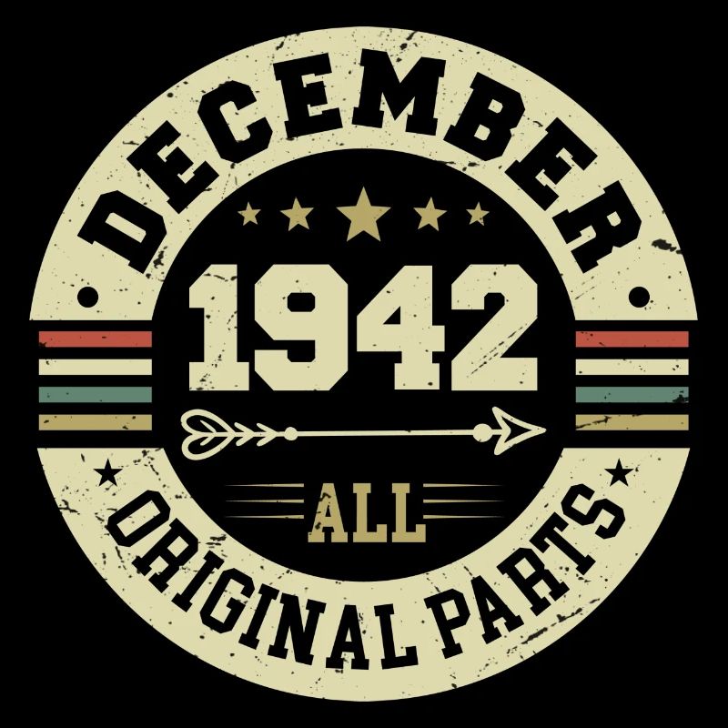 Legends Birthday December 1942 Born Gift
