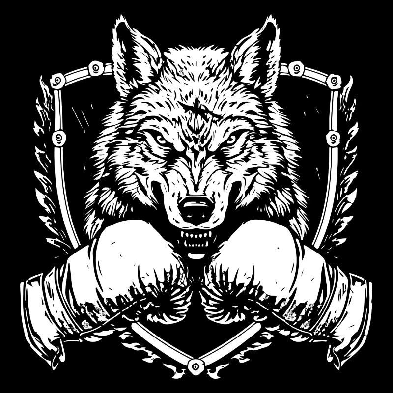 Wolf Boxer Boxe MMA