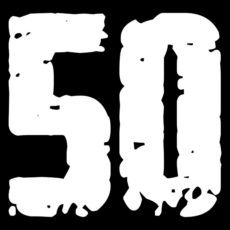 50 Number Vintage