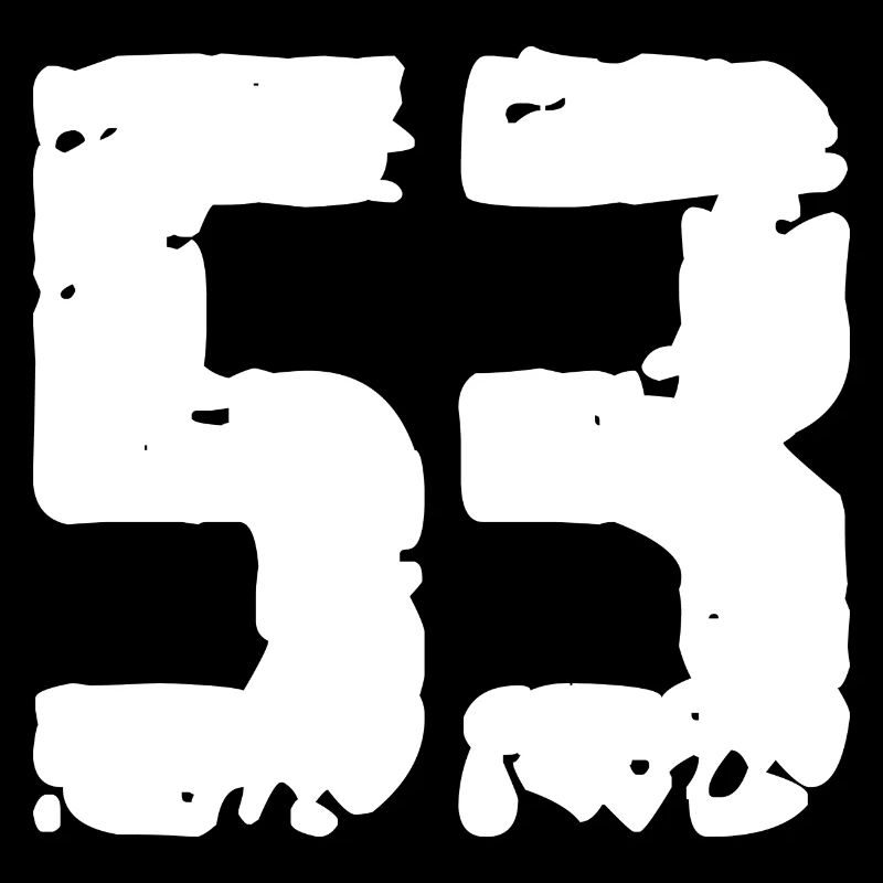 53 Number Vintage