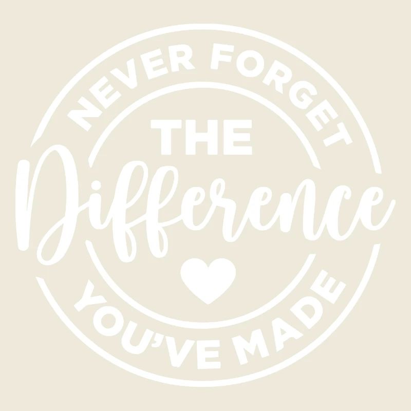 Never Forget the Difference