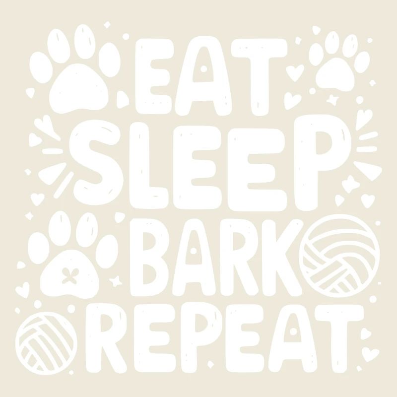 Manger Dormir Écorce Répéter