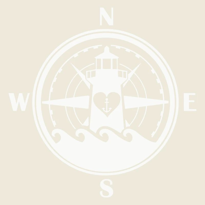 Kompass Anker Leuchtturm