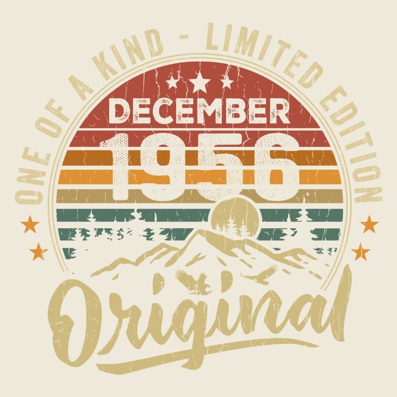 Vintage Retro Dezember 1956 Geburtstagsgeschenk