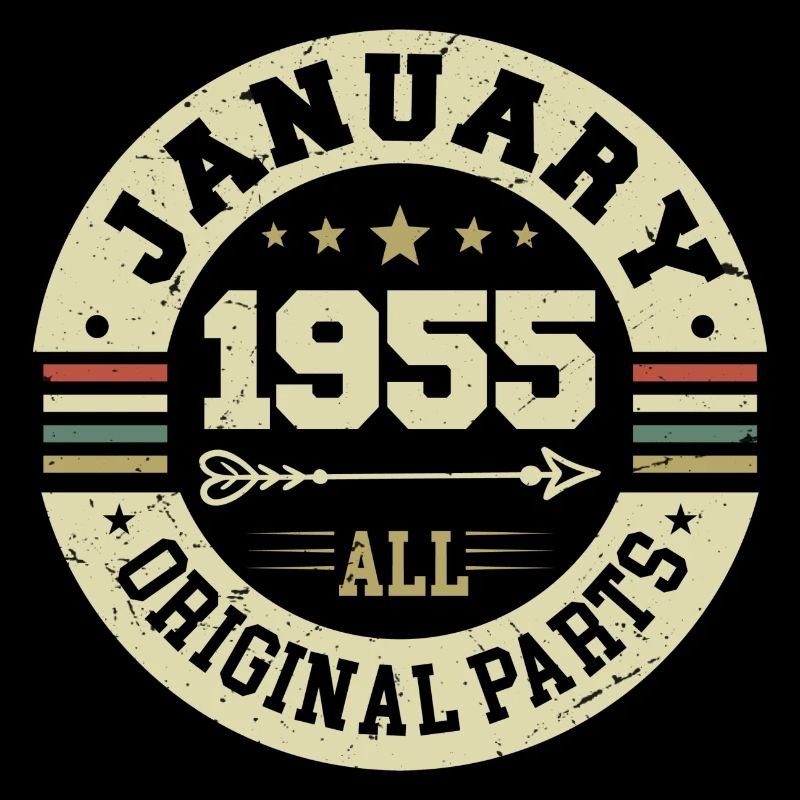 Janvier 1955 - Anniversaire en janvier 1955