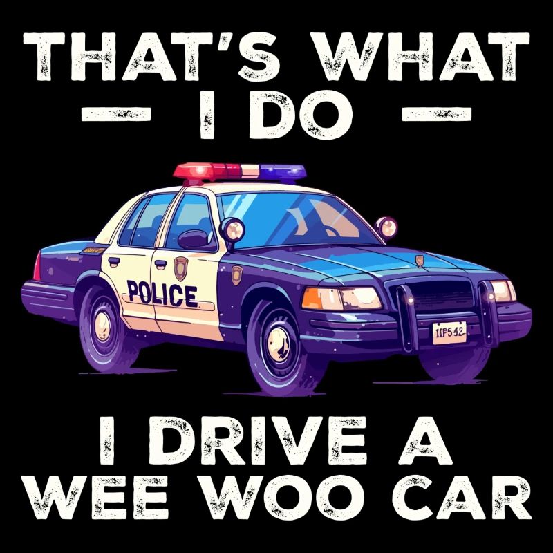 That's what i do i drive a wee woo car