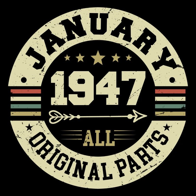 Janvier 1947 - Anniversaire en janvier 1947