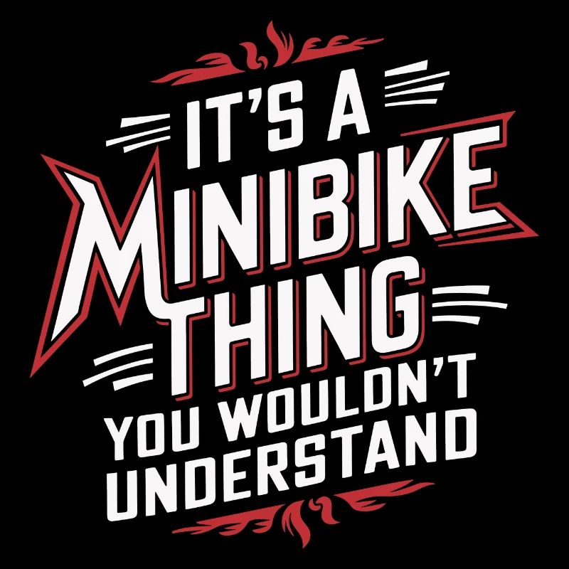 Fan de minibike avec cœur