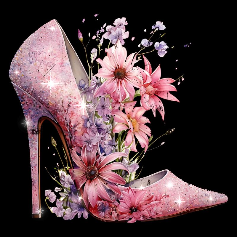 High Heel Lover Glitter Shoes Women's Gift
