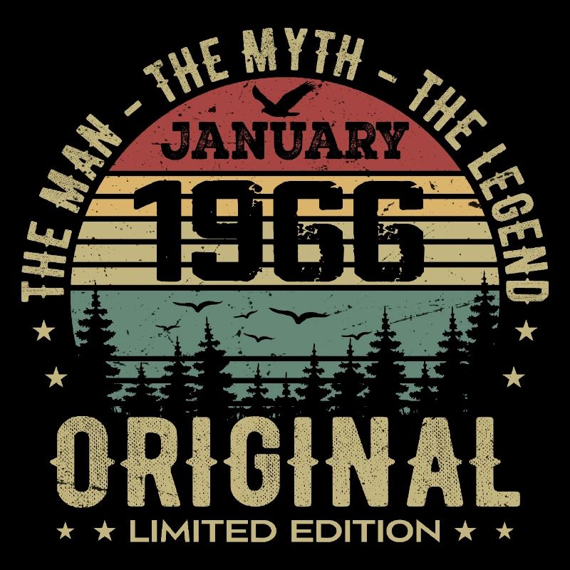 Cadeau D'anniversaire 59 ans, Nées En Janvier 1966