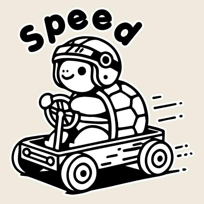Turtle Racing a soapbox - "Speed" Design