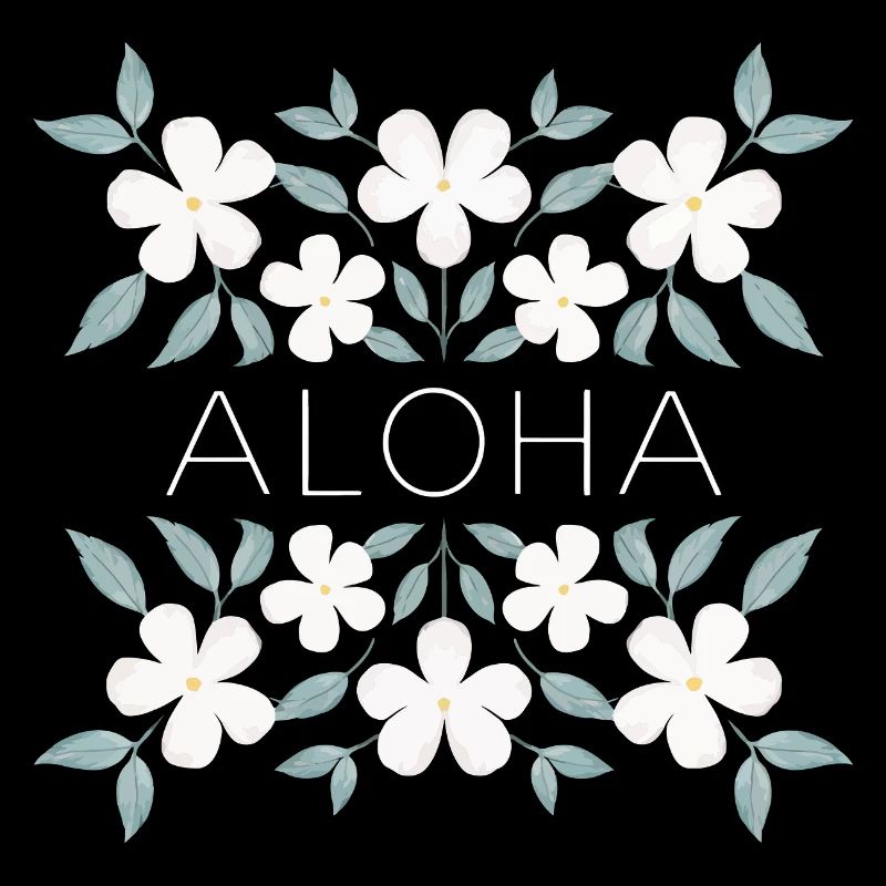 Aloha Florale Wandkunst