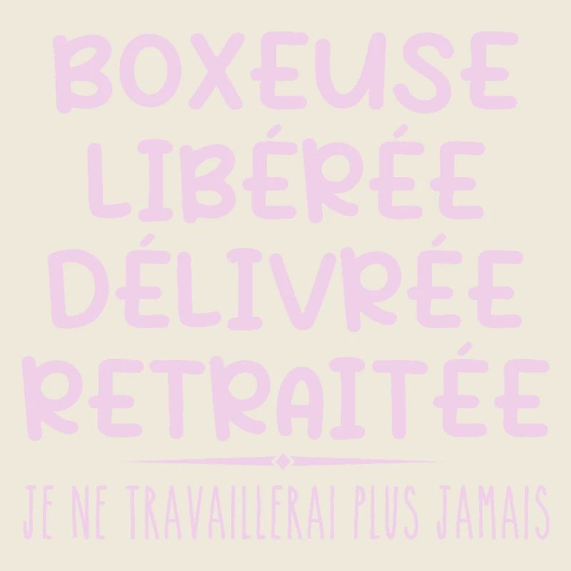 Boxeuse célèbre sa retraite avec humour cadeau