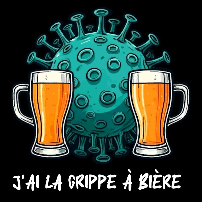 Ich habe eine Biergrippe