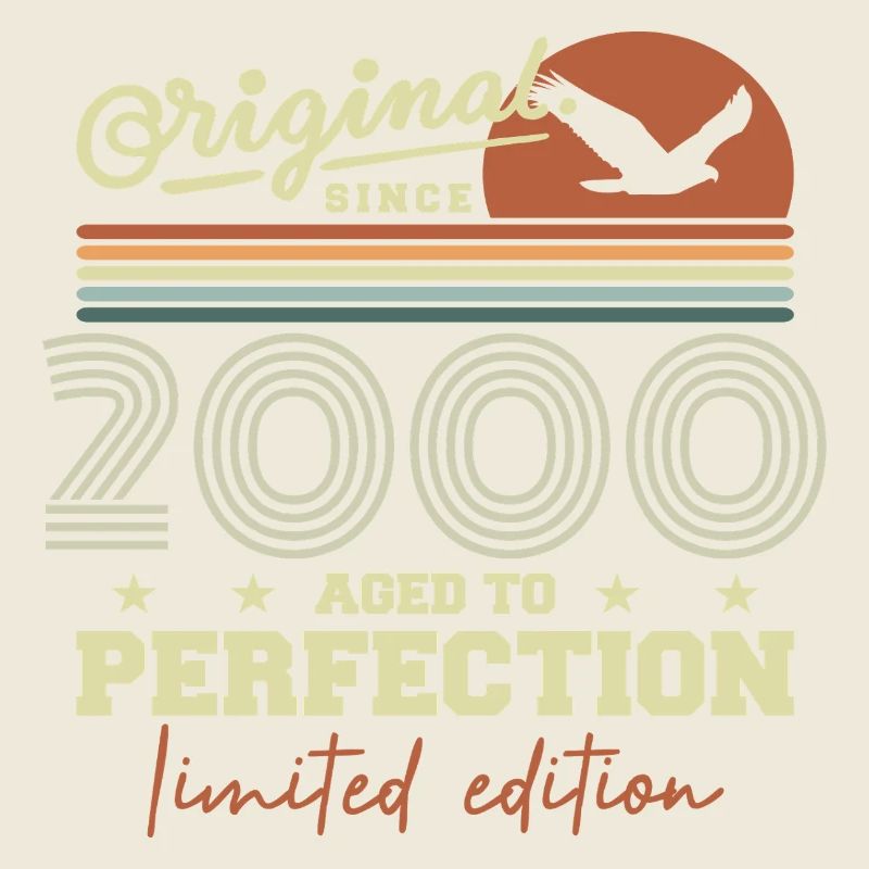 Original 2000 Geburtstagsgeschenk 2000 Retro 2000