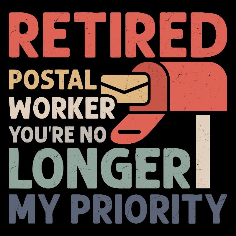 Retired Postal Worker Mailman Postal Worker