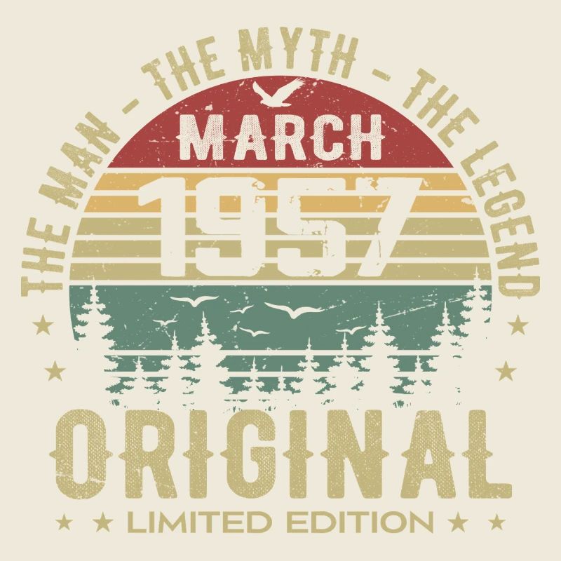 Gift for the 68th Anniversary Original March 1957