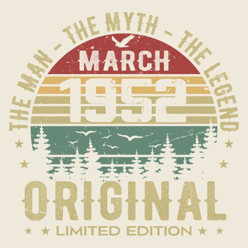 Gift for the 73rd Anniversary Original March 1952