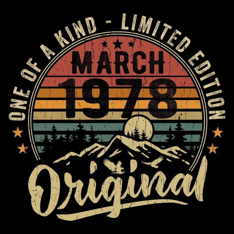 Idées D’anniversaire Mars 1978 Original March 1978