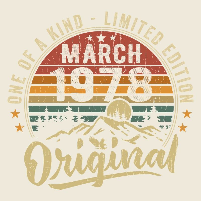 Idées D’anniversaire Mars 1978 Original March 1978