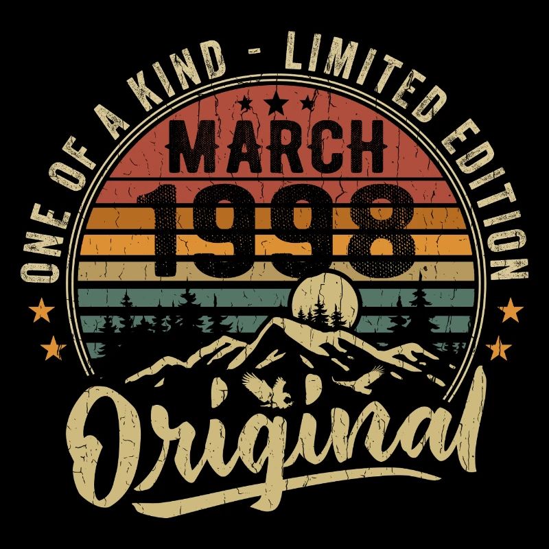 Idées D’anniversaire Mars 1998 Original March 1998