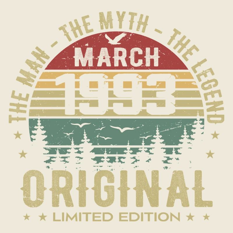 Gift for the 32nd Anniversary Original March 1993