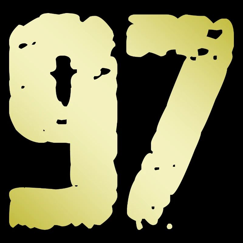 97 Number Vintage