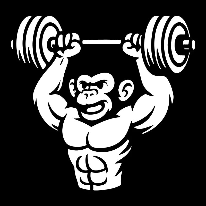 Muscle de musculation de singe