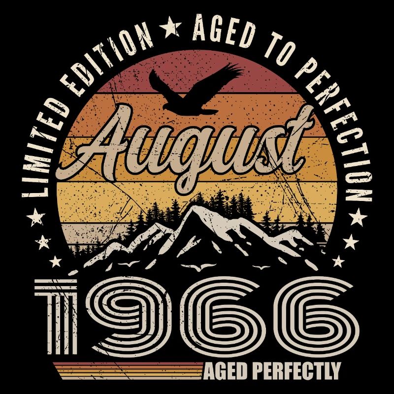 Août 1966 Retro Anniversaire août 1966 August 1966