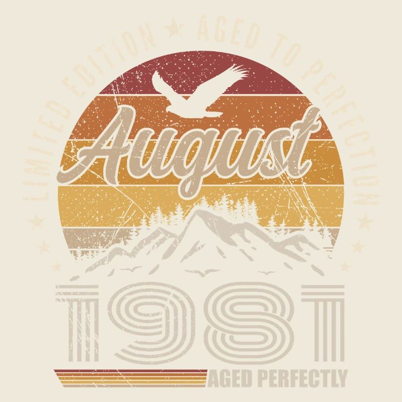 August 1981 Retro Anniversary August 1981 August 1981
