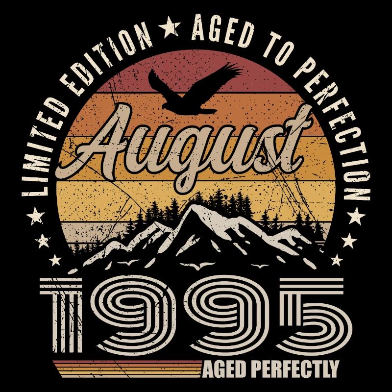Août 1995 Retro Anniversaire août 1995 August 1995